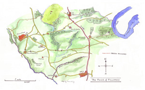 Map of the Parish of Pillaton